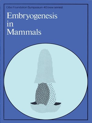 cover image of Embryogenesis in Mammals